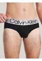 3 Pack De Calzoncillos Negros - Steel Microfibra de Calvin Klein