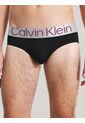 3 Pack De Calzoncillos Negros - Steel Microfibra de Calvin Klein