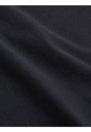 Camisa Negra Manga Corta Con Bolsillo Calvin Klein