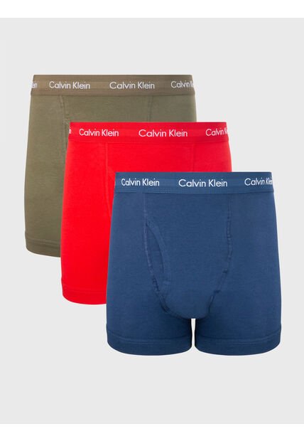 Pack De 3 Boxer Trunk En Algodón Calvin Klein