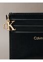 Tarjetero Negro De Cuero Con Cremallera Calvin Klein de Calvin Klein