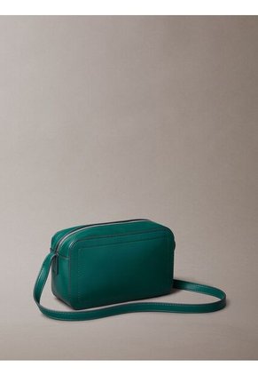 Bolso Azul Cruzado Con Logo Monograma Grabado Calvin Klein