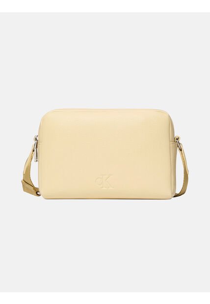 Bolso Beige Cruzado Ultralight Con Doble Cremallera Calvin Klein