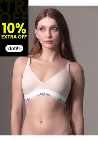 Bralette Beige De Maternidad - Modern Cotton Calvin Klein Calvin Klein