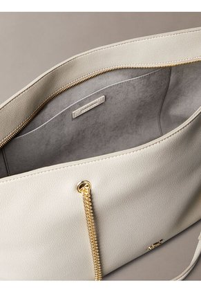 Bolso Beige Tote Calvin Klein