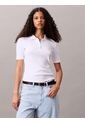 Polo Blanco Con Insignia Calvin Klein de Calvin Klein