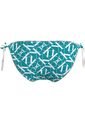 Partes Azul De Abajo De Bikini Con Lazadas - CK Monogram Calvin Klein de Calvin Klein