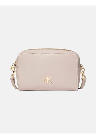 Bolso Beige Cruzado Camera Minimal Monogram Calvin Klein Calvin Klein