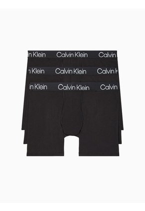 Pack De 3 Bóxers Brief Largos Algodon - Modern Structure Calvin Klein