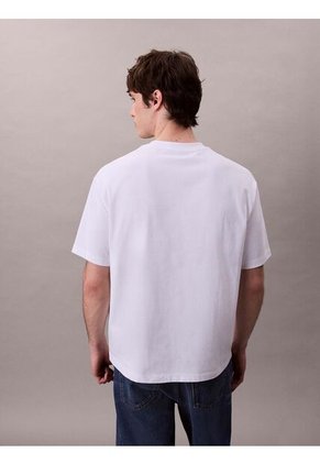 Camiseta Blanca Con Logotipo Hero Calvin Klein