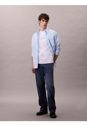 Camiseta Blanca Con Logotipo Hero Calvin Klein