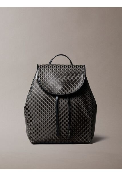 Morral Negro Con Logo Monograma Integral Calvin Klein