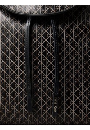 Morral Negro Con Logo Monograma Integral Calvin Klein