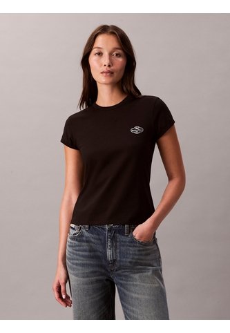 Camiseta Negra Slim Con Logo Cocktail Calvin Klein Calvin Klein