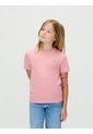 Camiseta Rosada Para Niño De Manga Corta Con Insignia De Logo Bordada Calvin Klein de Calvin Klein