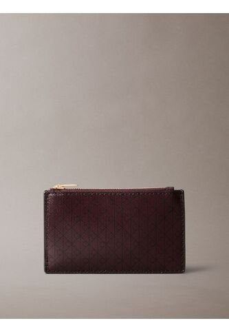 Tarjetero Café Con Cremallera Con Logo Monograma Calvin Klein Calvin Klein