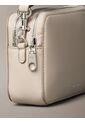 Bolso Beige Cruzado Convertible De 2 Tiras Calvin Klein de Calvin Klein