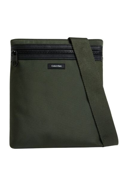 Bolso Verde Cruzado Essentials Plana Calvin Klein