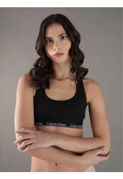 Bralette Negro - Modern Cotton Vday Calvin Klein