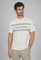 Camiseta Calvin Klein Beige de Calvin Klein