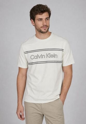 Camiseta Calvin Klein Beige Calvin Klein