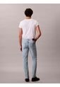 Jeans Celeste De Corte Slim Con Efecto Marmoleado Calvin Klein de Calvin Klein