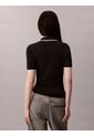 Polo Negro Con Detalles En Contraste Calvin Klein de Calvin Klein