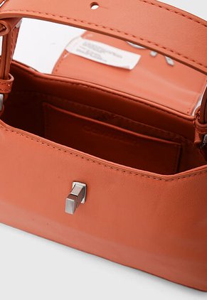 Bolso Manos Libres Calvin Klein Lock Terracota