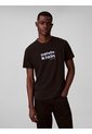 Camiseta Negra Con Gráfico De Logo Calvin Klein de Calvin Klein