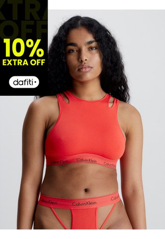 Top Rojo - Ck Deconstructed Para Mujer Calvin Klein Calvin Klein