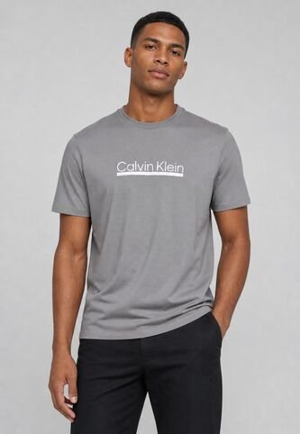 Camiseta Calvin Klein Gris Calvin Klein