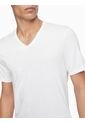 Paquete De 3 Camisetas Blancas Slim Con Cuello V Calvin Klein de Calvin Klein