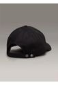 Gorra Negra De Algodón Con Barra Metálica Calvin Klein de Calvin Klein