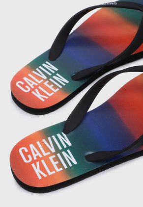 Playera Negro-Multicolor Calvin Klein