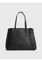 Bolso Tote Reciclado Mujer Negro de Calvin Klein