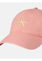 Gorra Beige De Algodón Con Monograma Bordado Calvin Klein de Calvin Klein