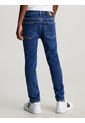 Mid Azul Rise Slim Jeans Para Niño Calvin Klein de Calvin Klein