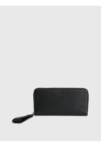 Bolso Con Cremallera En El Contorno Mujer Negro Calvin Klein