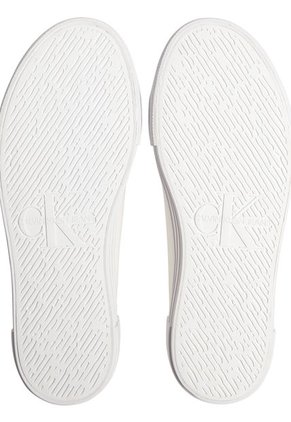 Tenis De Lona Reciclada Con Plataforma Blanco Calvin Klein