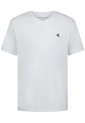 Camiseta Blanca Para Niño De Manga Corta Con Cuello V Calvin Klein de Calvin Klein