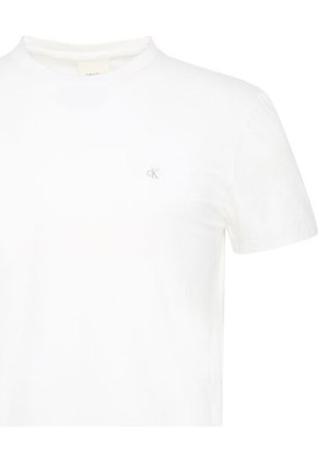 Camiseta Blanca Slim De Manga Corta Calvin Klein
