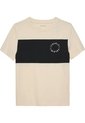 Camiseta Blanca Para Niño De Manga Corta Con Diseño De Bloques De Color Calvin Klein de Calvin Klein