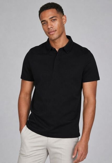 Polo Calvin Klein Negro