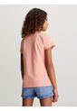 Camiseta Rosada Slim Con Monograma Para Niña Calvin Klein de Calvin Klein