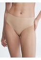 Pantie Beige Tipo Tanga Invisible De Cintura Alta Calvin Klein de Calvin Klein