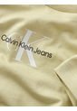 Camiseta Verde Slim Con Monograma Para Niña Calvin Klein de Calvin Klein