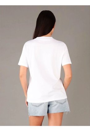 Camiseta Blanca Classic Con Logo Calvin Klein