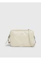 Bandolera Beige Acolchada Con Solapa Calvin Klein de Calvin Klein
