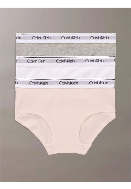Pack Multicolor De 3 Pantys Para Niña Calvin Klein