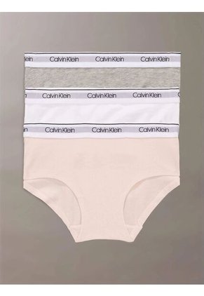 Pack Multicolor De 3 Pantys Para Niña Calvin Klein